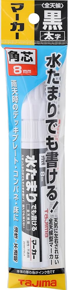 tis様❁専用ページ（完成品） Amazon.co.jp: タジマ 全天候マーカー黒＜太字・角芯＞ ZENM